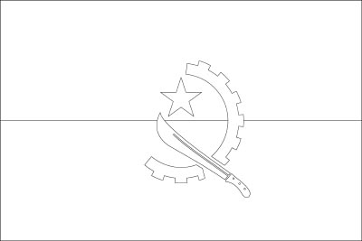 Coloring page for Angola