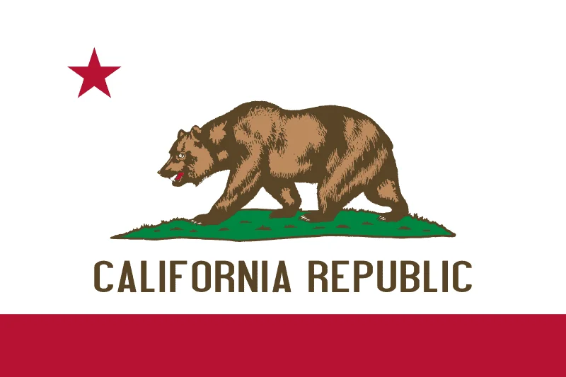 U.S state flag of California