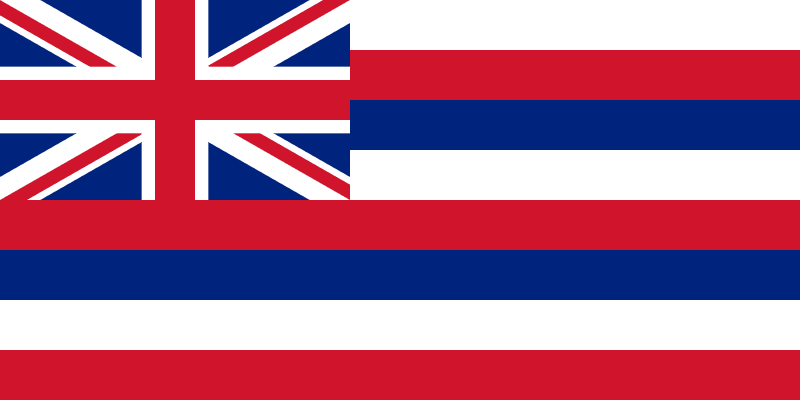 U.S state flag of Hawaii