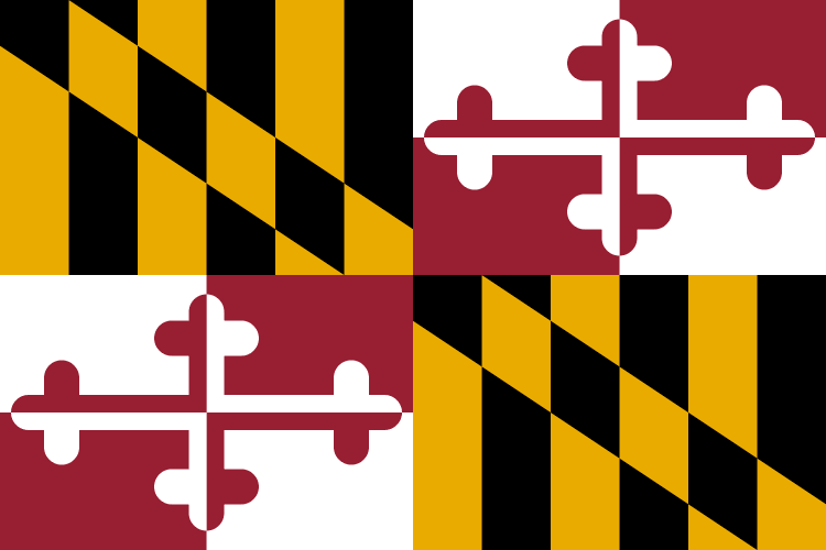 U.S state flag of Maryland