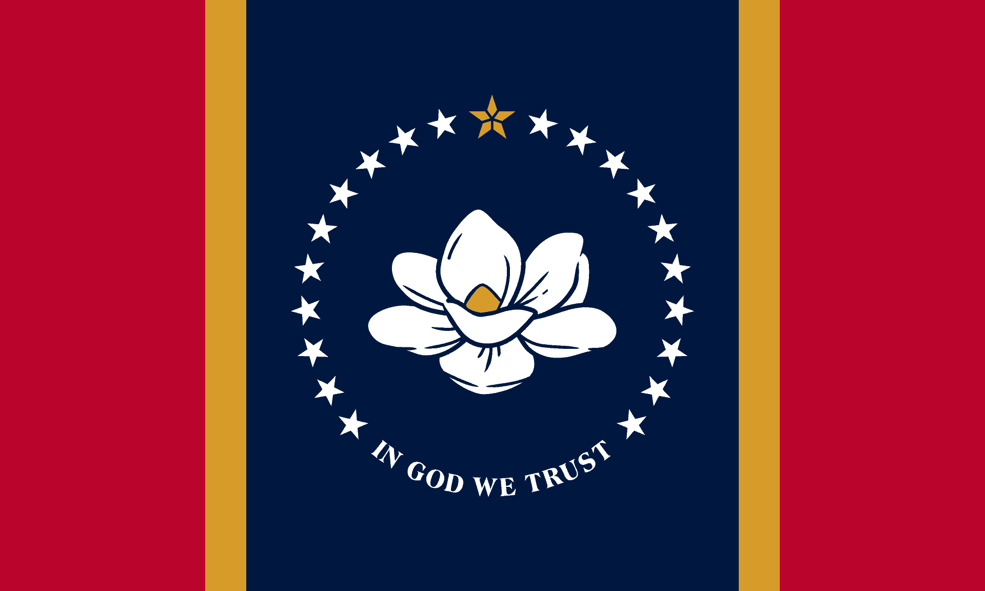 U.S state flag of Mississippi