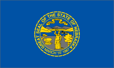 U.S state flag of Nebraska