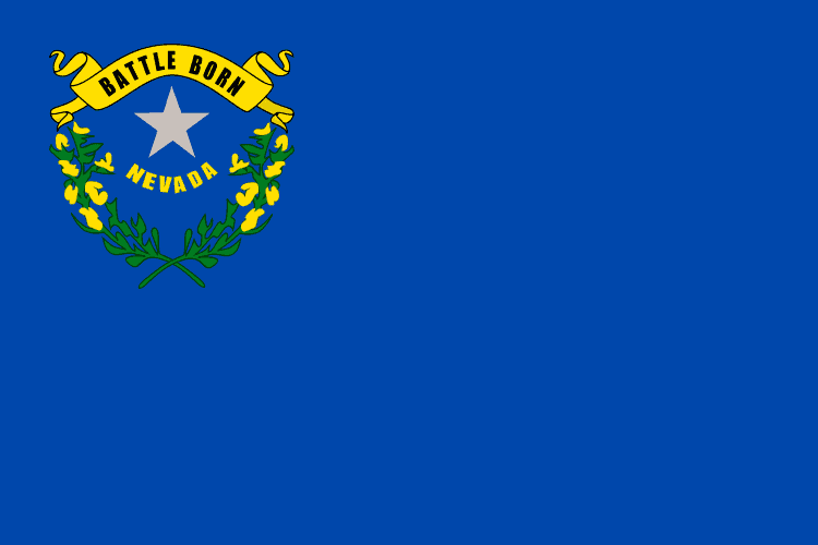 U.S state flag of Nevada