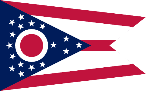 U.S state flag of Ohio