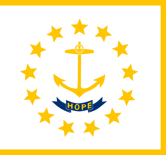 U.S state flag of Rhode Island