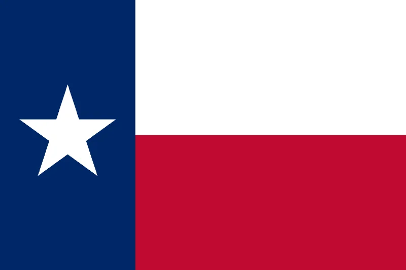 U.S state flag of Texas