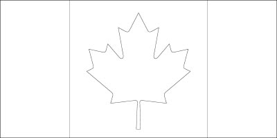Coloring page for Canada