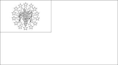 Printable coloring page for the flag of Myanmar