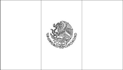 Coloring page for Mexico