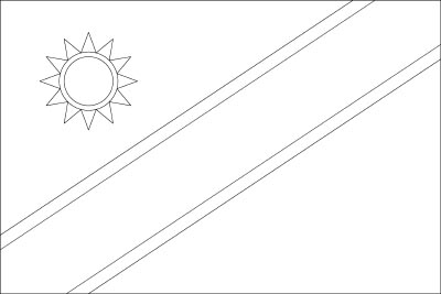 Coloring page for Namibia