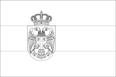 Coloring page for Serbia