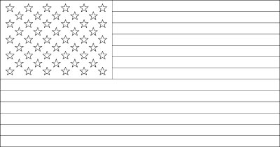 Coloring page for USA